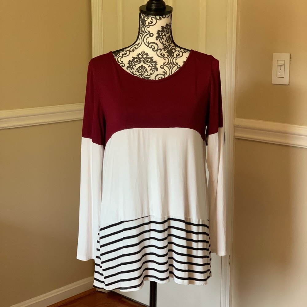 Coco & Main Women’s long sleeve shirt, XL
